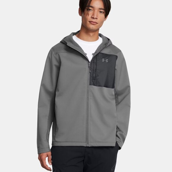 Men's Under Armour Storm ColdGear Infrared Shield 2.0 Castlerock / Black XL NEW - Picture 6 of 8